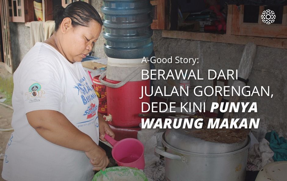 Berkat Dorongan Modal dari Amartha, Dede Sukses Membuka Warung Makan