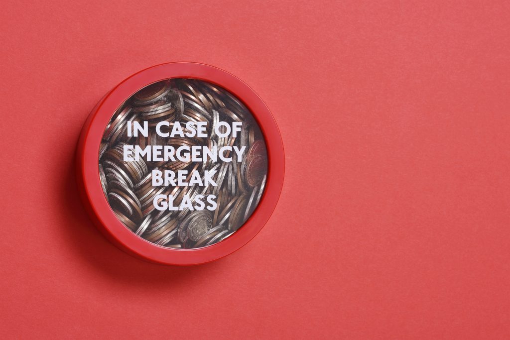 in case of emergency, break glass